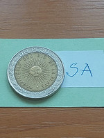 Argentina 1 peso 1995 bimetal sa