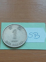Hong Kong 1 dollar 1997 copper-nickel, sb