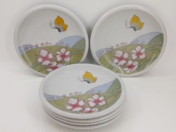 Kahla tonic floral, butterfly cookie plates, 6 in one