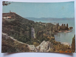 Régi képeslap: Üdvözlet a Balatonról (1965)