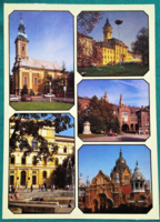 Details of Szeged, postal clean postcard