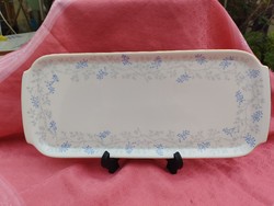Porcelain rectangular serving bowl, table centre