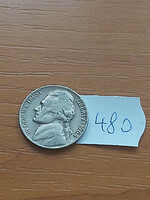 USA 5 Cents 1964 Jefferson 480.
