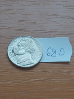 USA 5 cents 1994 d, jefferson 680.