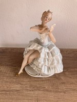Wallendorf porcelán balerina 21cm