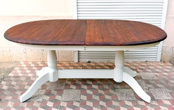 Rustic, rural, Provence-style pine dining table