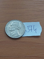 USA 5 cents 1996 p, jefferson 374.