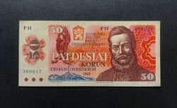 Czechoslovakia 50 kronor, koron 1987, ef+