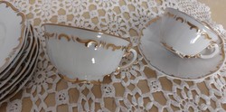 Zsolnay stafír coffee cup with plate