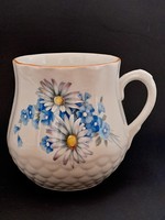 Zsolnay daisy belly mug