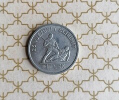 Albania Albanian coin commemorative coin 1969 - 1 lek 1944 -1969 - foreign metal money coin money currency