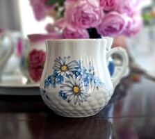 Zsolnay floral belly mug