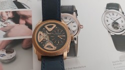 (K) beautiful fossil ffi watch with steel case