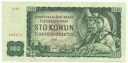 100 korun korona 1961 Csehszlovákia 2.