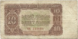 10 Koruna 1953 Czechoslovakia