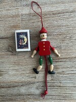 Fa Pinocchio figura karácsonyfadísz