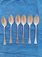 6 silver dianas spoons 126.6 Grams