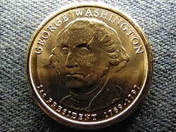 USA Elnöki dollár érme sorozat George Washington 1 Dollár 2007 P UNC forgalmi sorb (id70097)