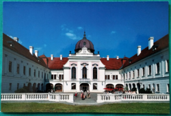 Gödöllő, royal castle, court of honor, postage-paid postcard