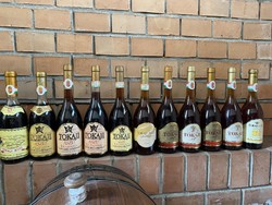 Tokai Aszú wine collection for vintages between 1983-2003
