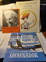 Piano pieces for sale, old operetta songs, serenades