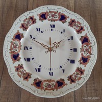 Zsolnay porcelain wall clock