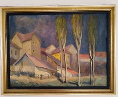 Szantrucsek Jenő(1903-1965): Egri házak 1958