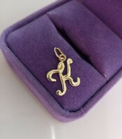 14 carat letter k pendant
