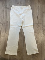 Fehér elasztikus nyári trapéz nadrág