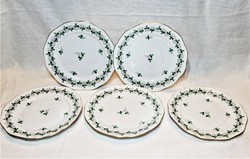 Herend parsley pattern plate 5 pcs - 20 cm - 1942s'