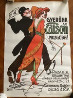 Gyerünk az Edison Mozgóba , plakát .