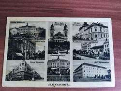 Szatmárnémeti, Erdély, Karinger kiadás, bélyegző 1944