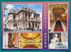 Budapest, Magyar Állami Operaház, postatiszta képeslap