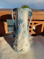 ANTIK SZECESSZIÓS PORCELÁN IBOLYAVÁZA