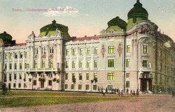 066 --- Futott képeslap  1915 Kassa Hadtestparancsnoksági palota
