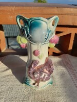 ANTIK SZECESSZIÓS PORCELÁN IBOLYAVÁZA