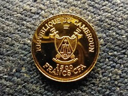 Cameroon second - do not say the name of God in vain .585 Gold 1500 francs 0.5g 2012 (id69420)