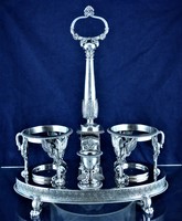 Dazzling, antique, silver drink holder, Paris, 1809 - 1819!!!