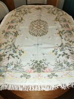 Chinese bird of paradise silk tablecloth, tablecloth, 132x94cm, negotiable.