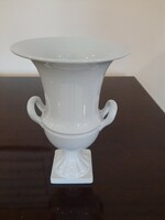 White Herend porcelain goblet vase