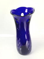 Large blue glass vase - 50121