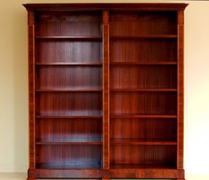 Biedermeier double-section bookcase [ f - 22 )
