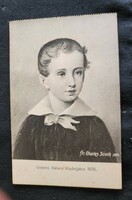 Ferenc József CROWNED HUNGARIAN KING ( childhood years ) 1836 CONTEMPORARY AND ORIGINAL PHOTO CARD More