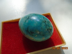 Amazonite polished mineral egg