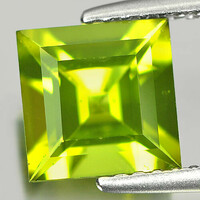 KÁPRÁZATOS! VALÓDI, 100% TERM. OLIVE GREEN PERIDOT (OLIVIN) DRÁGAKŐ 1,80ct (VVS)! ÉRTÉKE: 89.500,-Ft