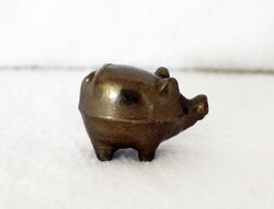 Solid miniature copper pig