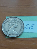 English england 10 new pence 1980 queen elizabeth, copper-nickel se