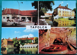 Tapolca, részletek, postatiszta képeslap, 1981