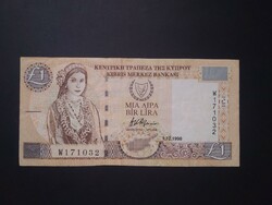 Ciprus 1 Lira 1998 F