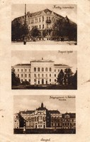 C - 075 Futott magyar képeslap   Szeged   1927